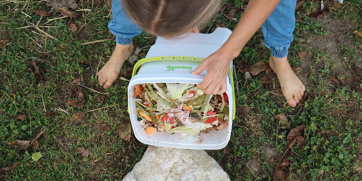 Organic waste collected in Bokashi Organko